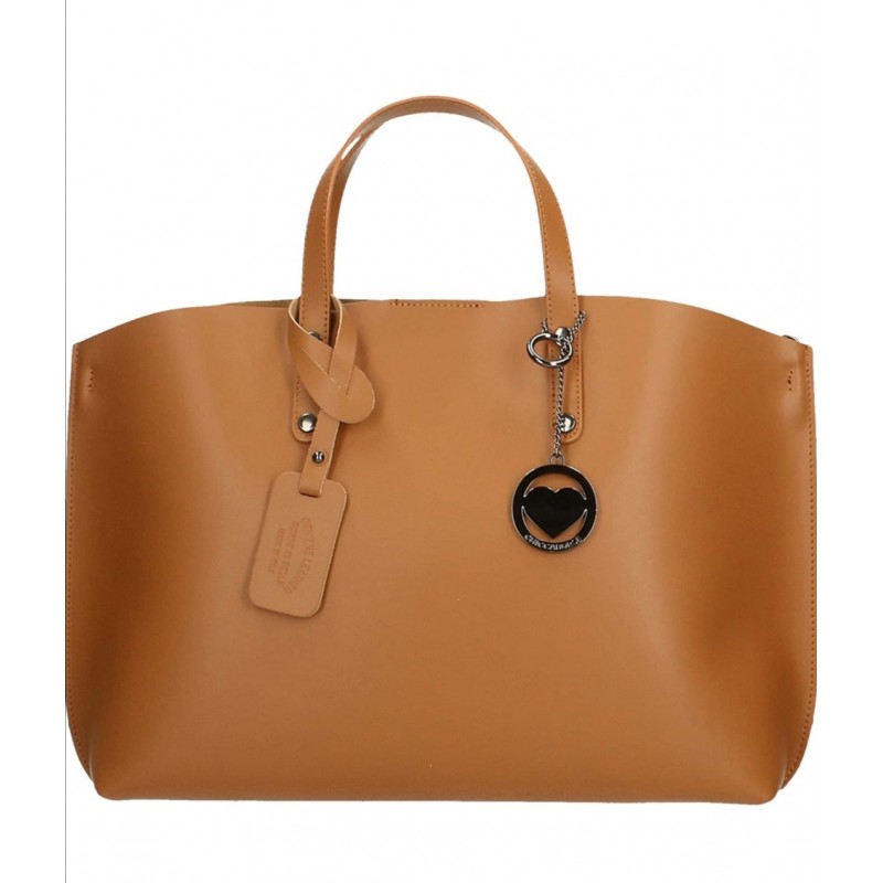 shopping bag Carmella(Couleur Camel)