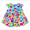 Robe en coton multicouleur