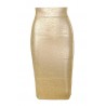 Jupe bandage Gold