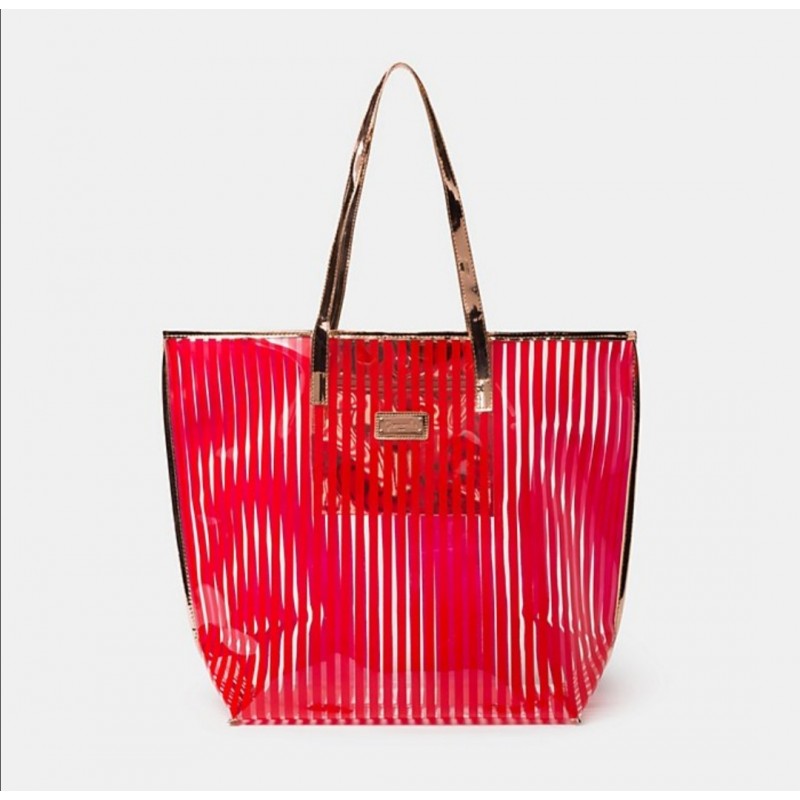 Shopper glossy rouge Camomilla